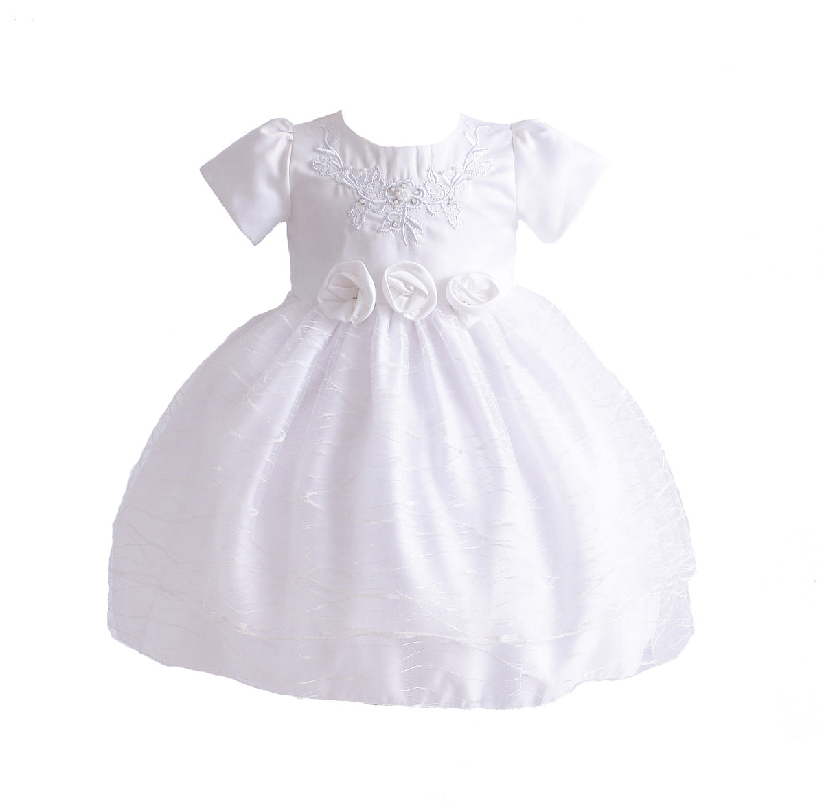 Floral Party Christening Dress
