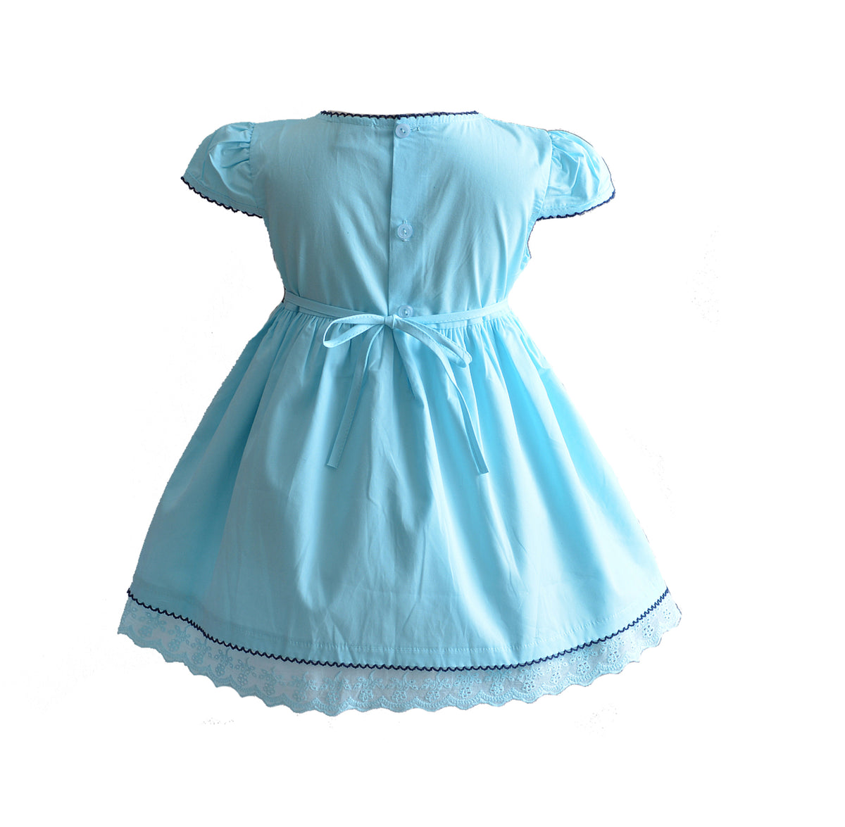 Baby Girls Cotton Embroidered Floral Dress