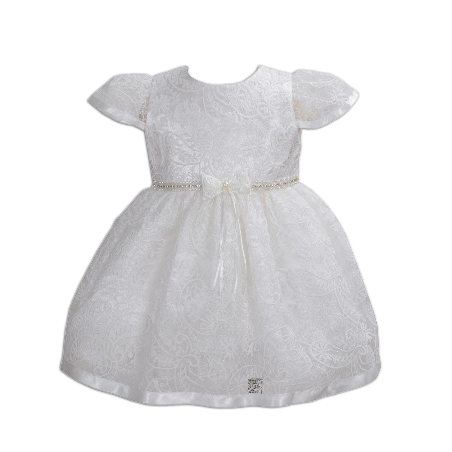 Lace Dress with Headband Set