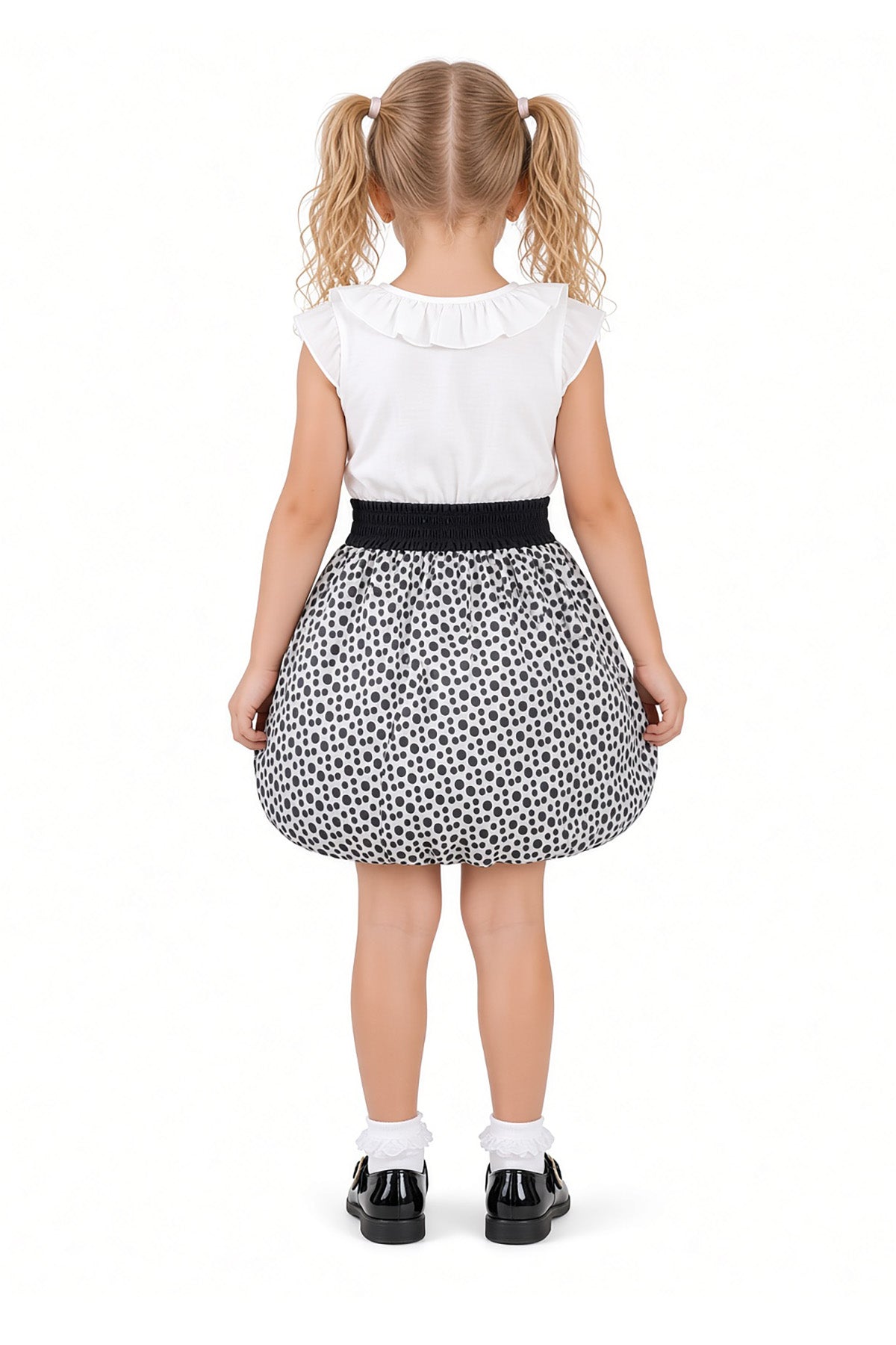 Polka-Dot Bubble Dress