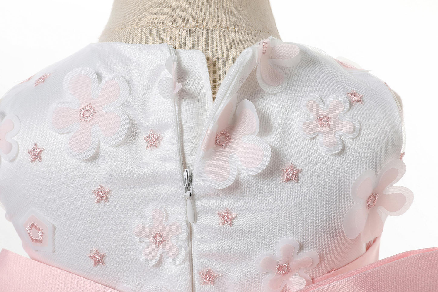 Embroidered Floral Party Dress