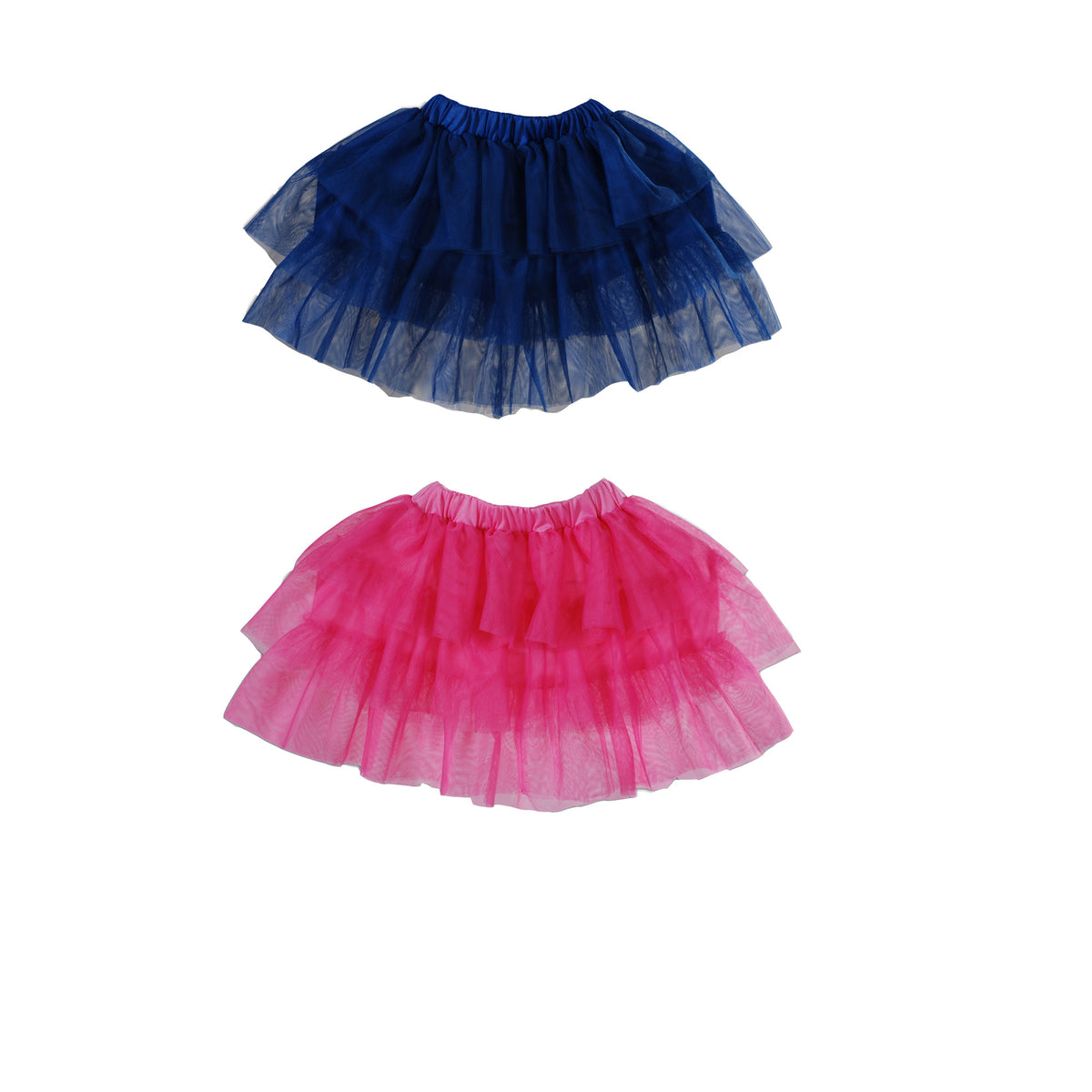Girls Two-Colour Tiered Tulle Rara Skirt