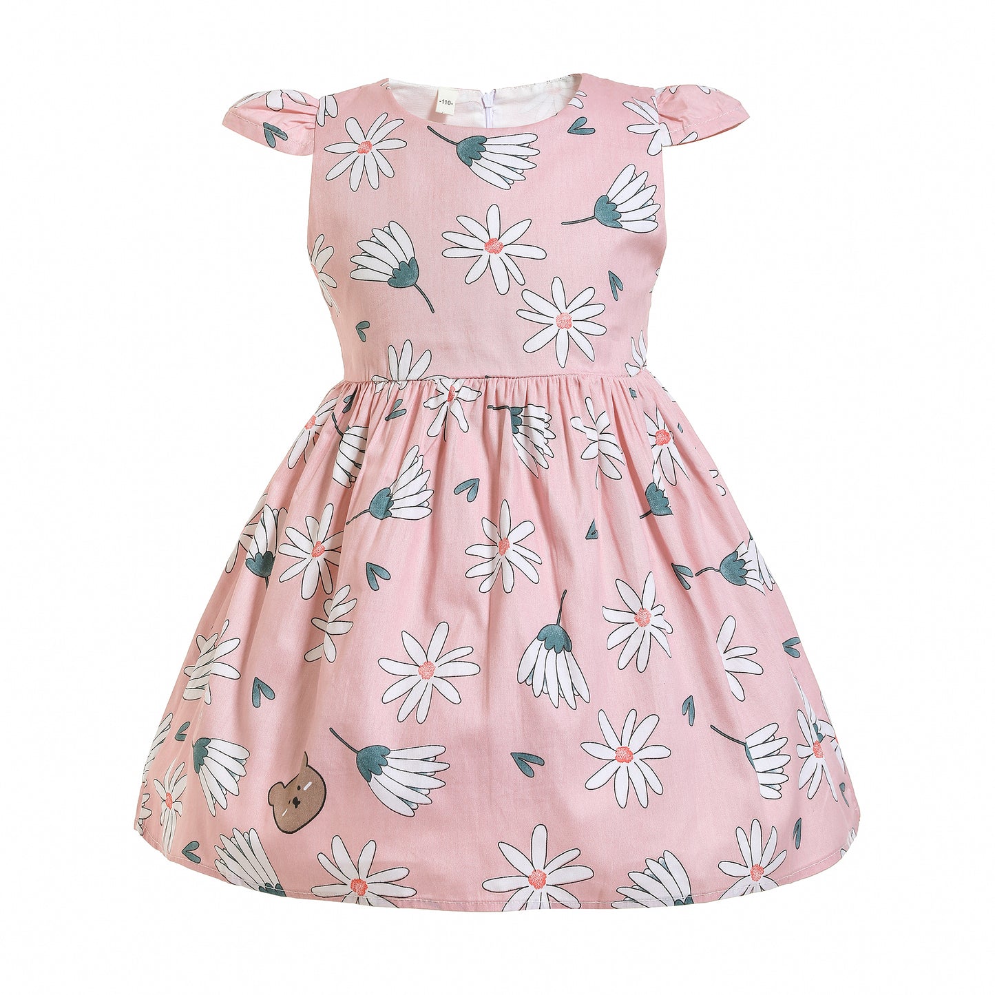 Daisy and Bear Pattern Dress