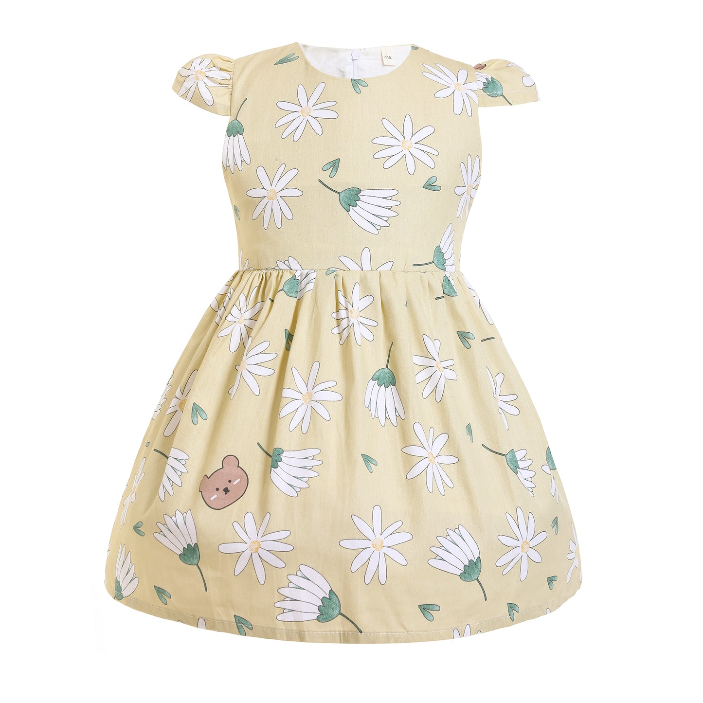 Daisy and Bear Pattern Dress