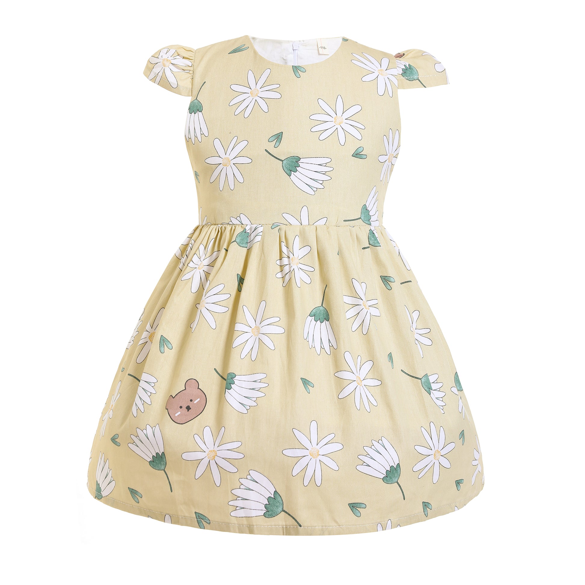 Daisy and Bear Pattern Dress