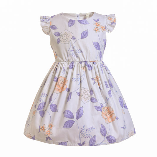 Rose Pattern Dress