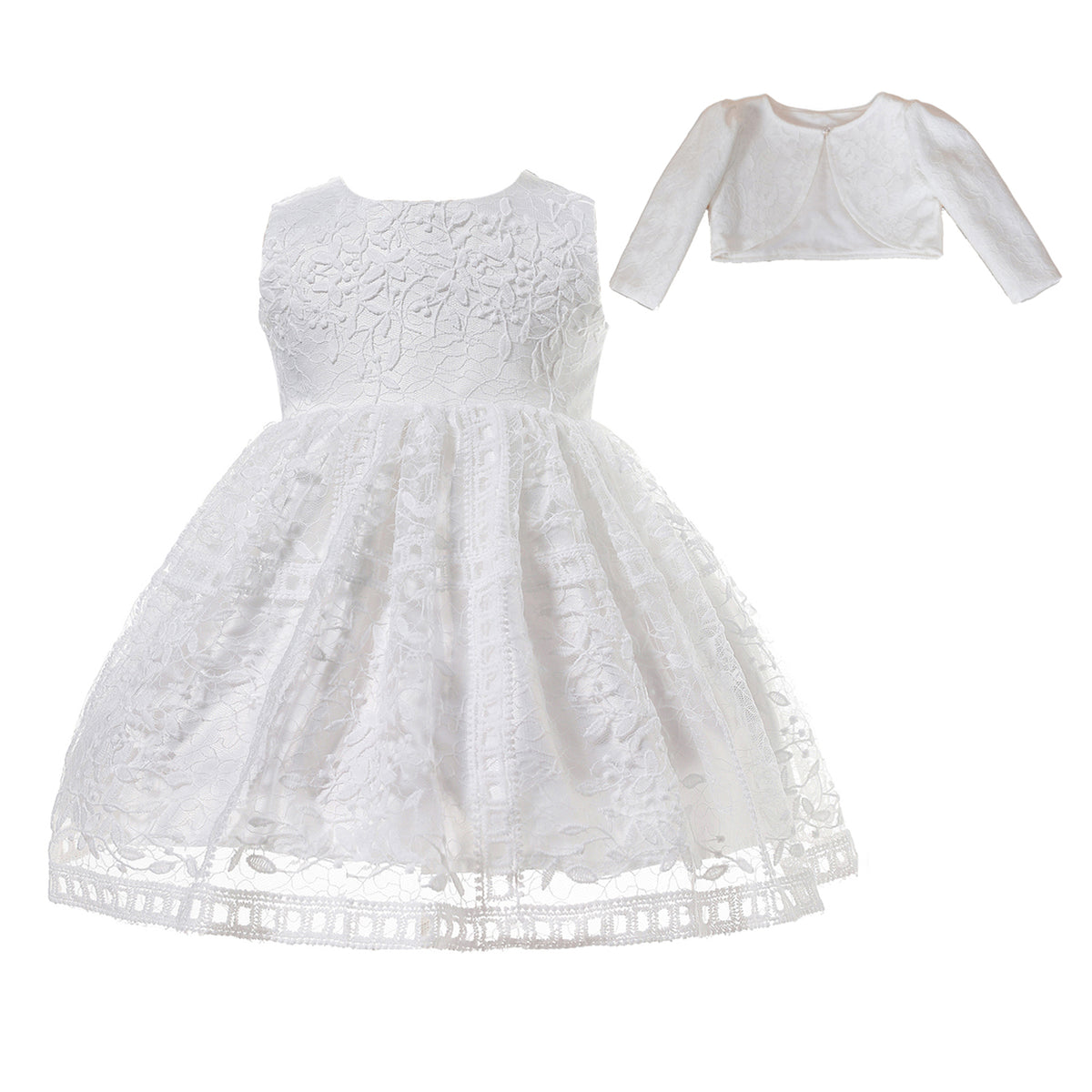 Lace Dress With Bolero