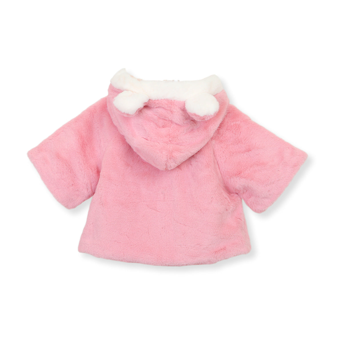Girls Faux Fur Hooded Coat