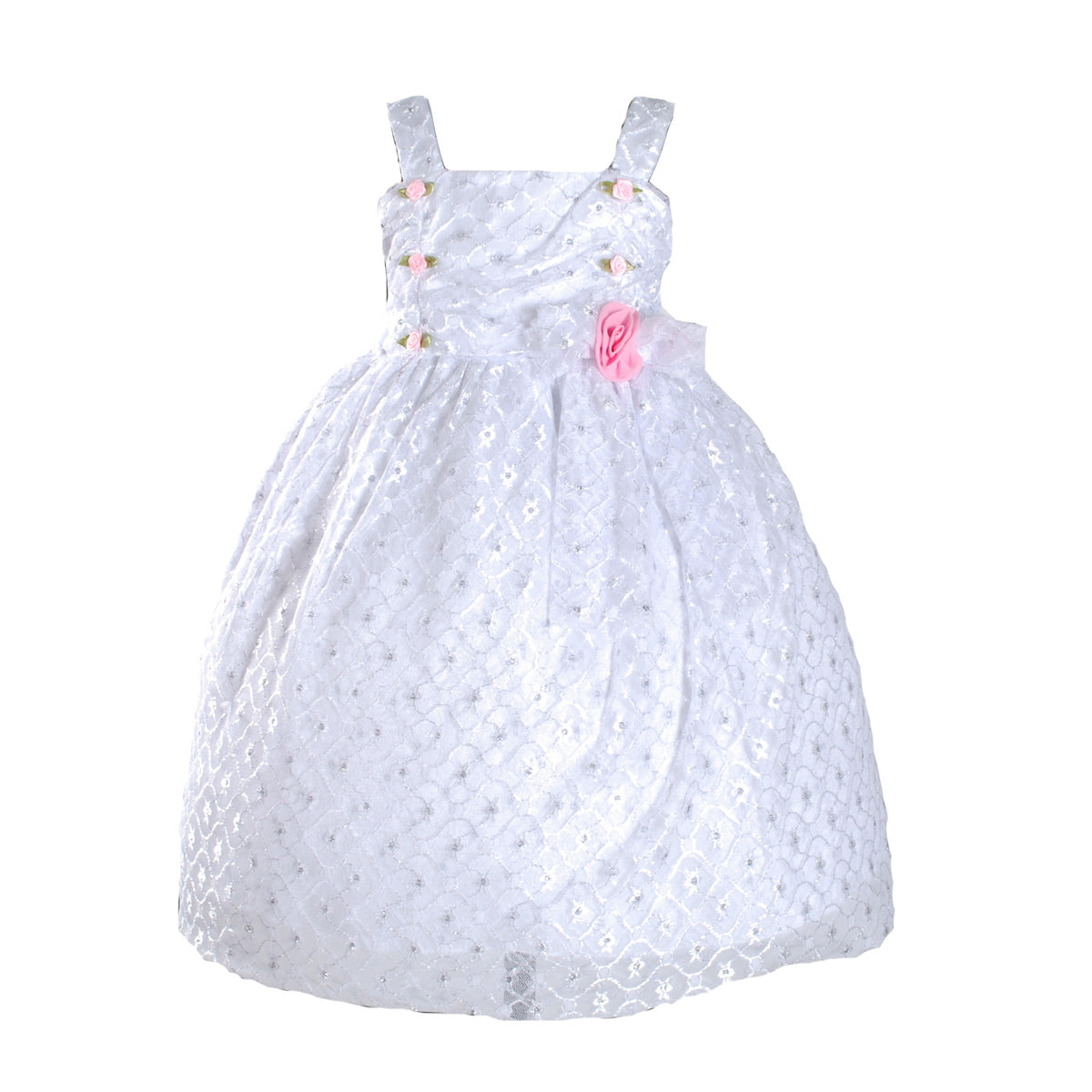 Baby Girls Lace Party Dress with Bow