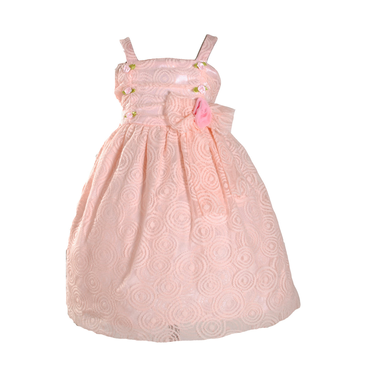 Baby Girls Lace Party Dress with Bow