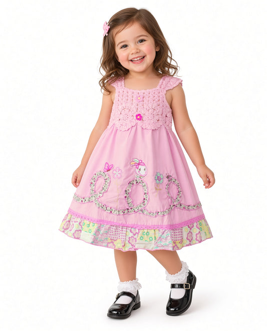 Crotchet Floral Dress