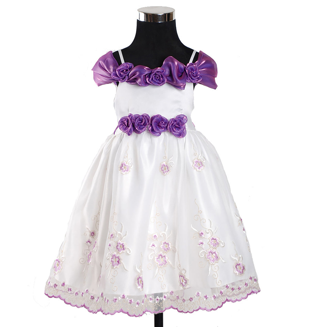 Embroidered Floral Dress