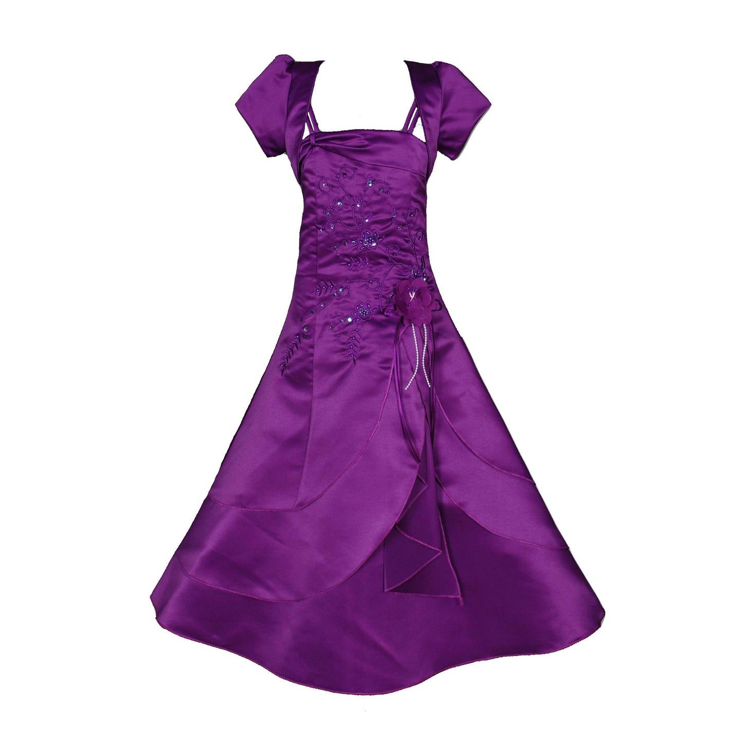 Bridesmaid Prom Dress - Purple