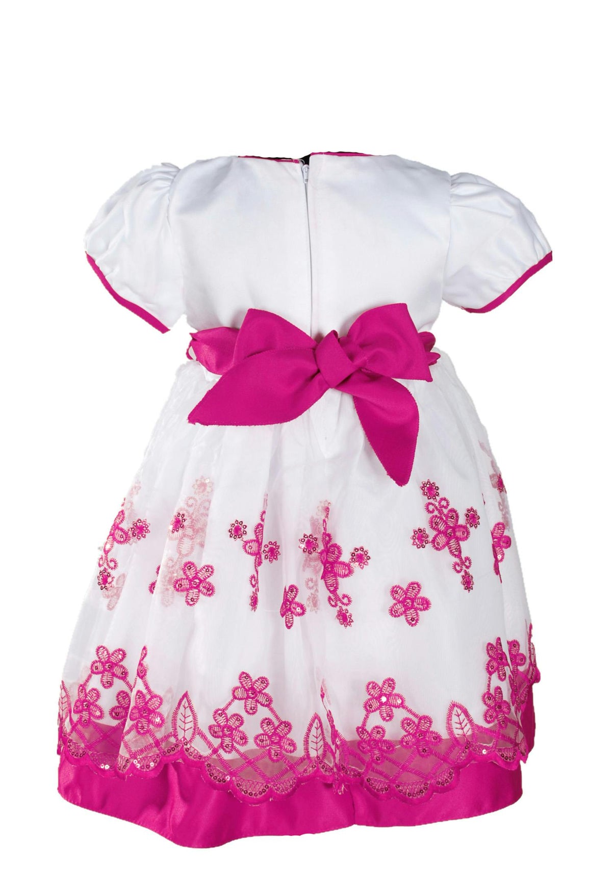 Embroidered  Floral  Dress