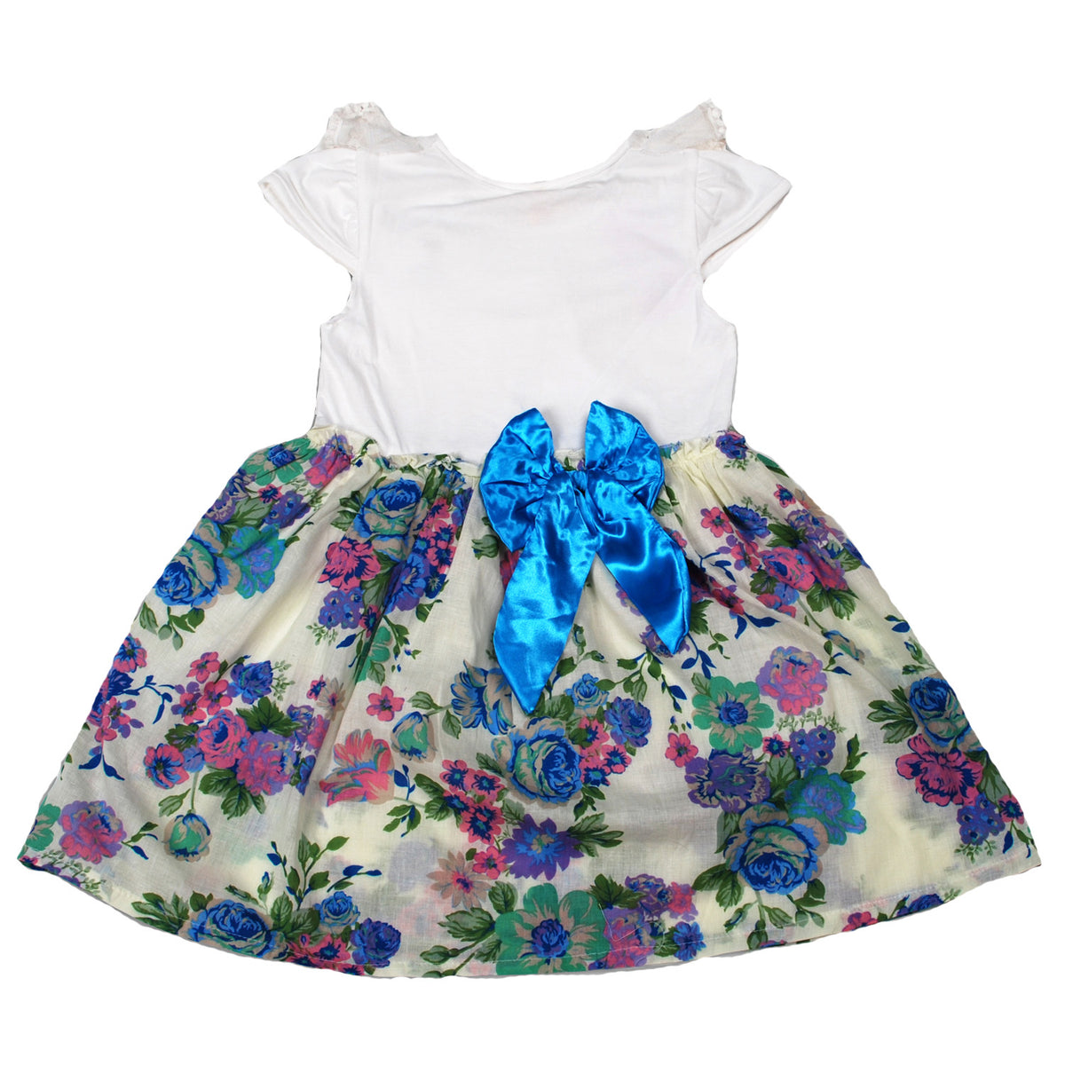 Girls Lilac Tulle Party Dress with Bow