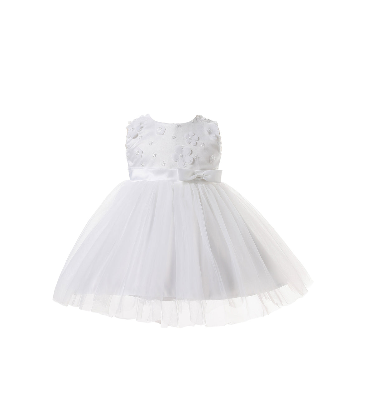 Embroidered Floral Party Dress