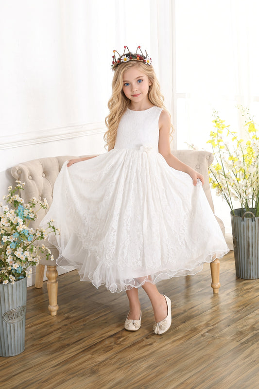Lace Flower Girl Dress