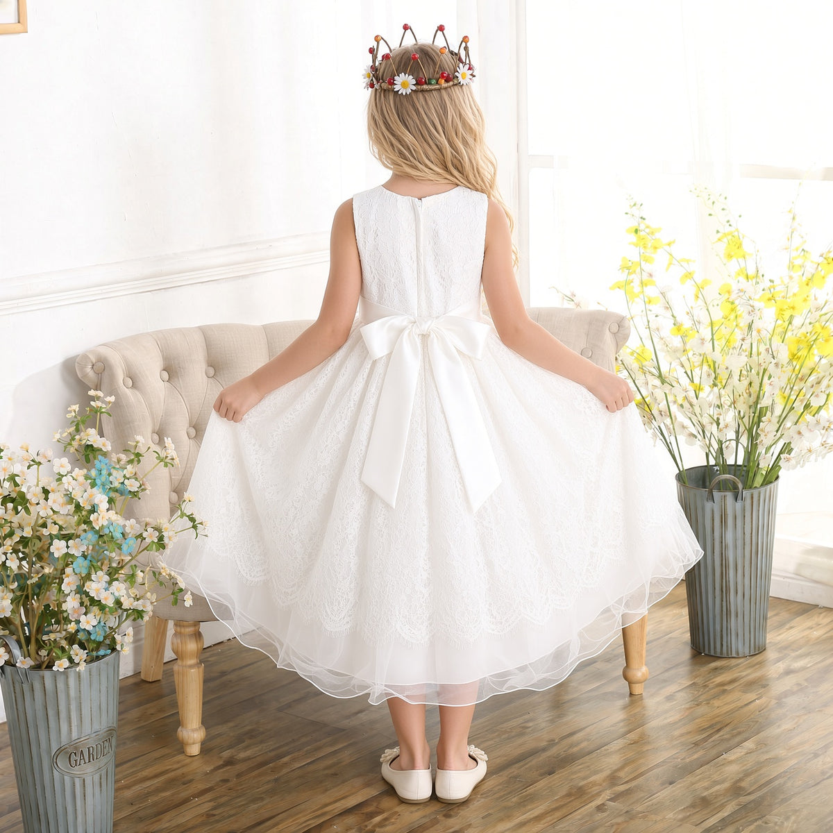 Lace Flower Girl Dress