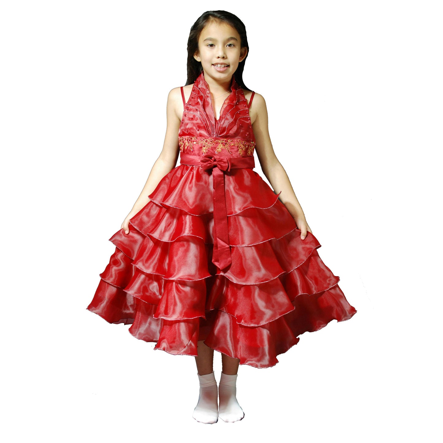 Prom Party Dress - Burgundy