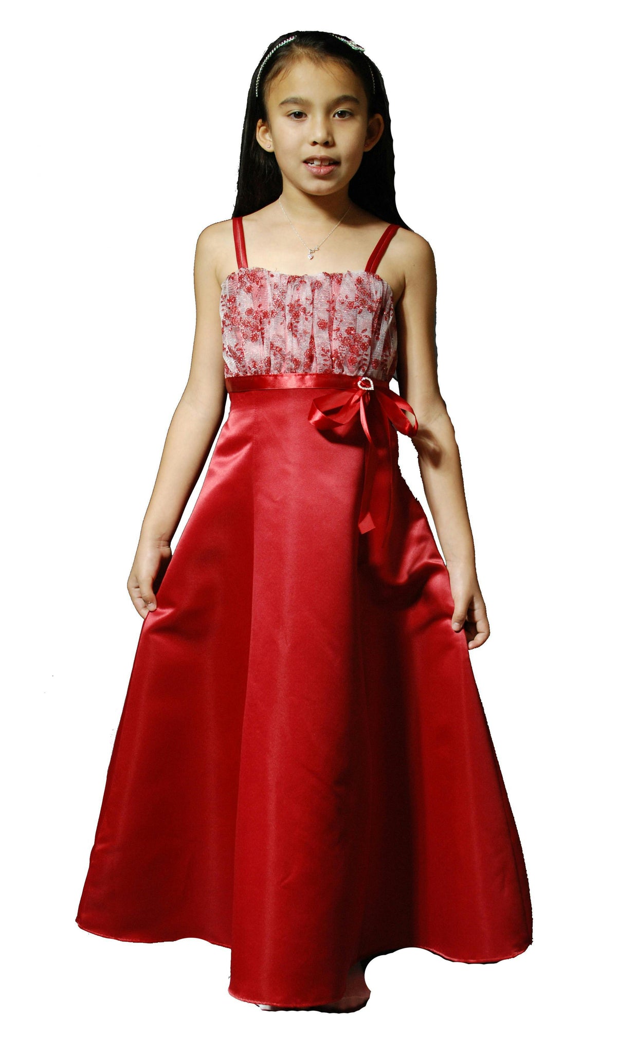 Satin Bridesmaid Dress with Shawl