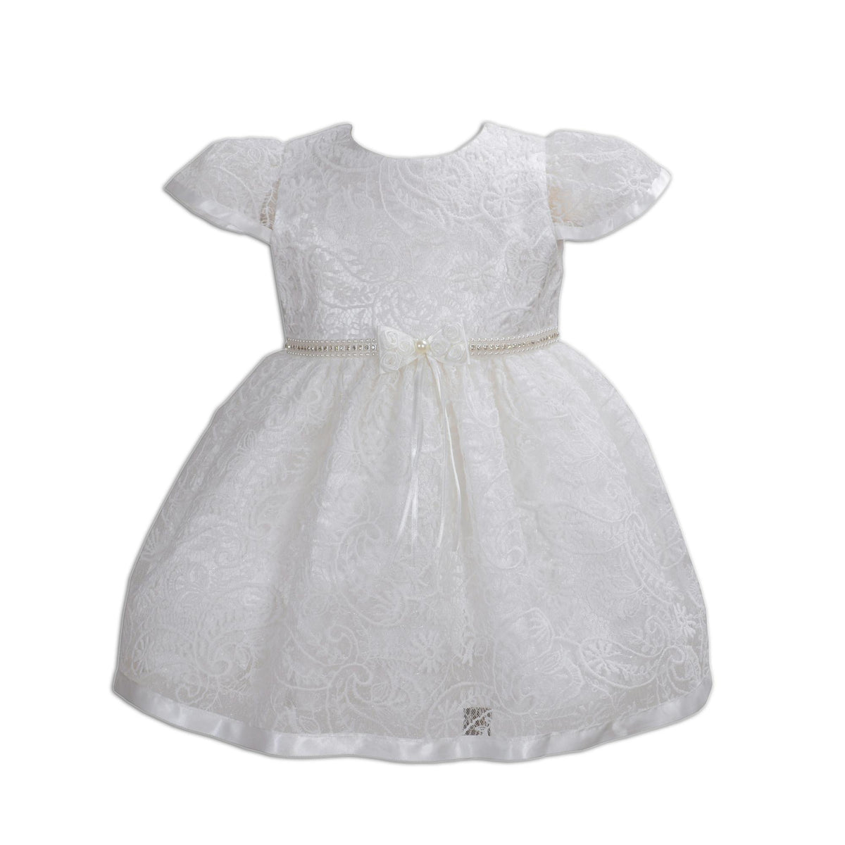Lace Dress with Headband Set
