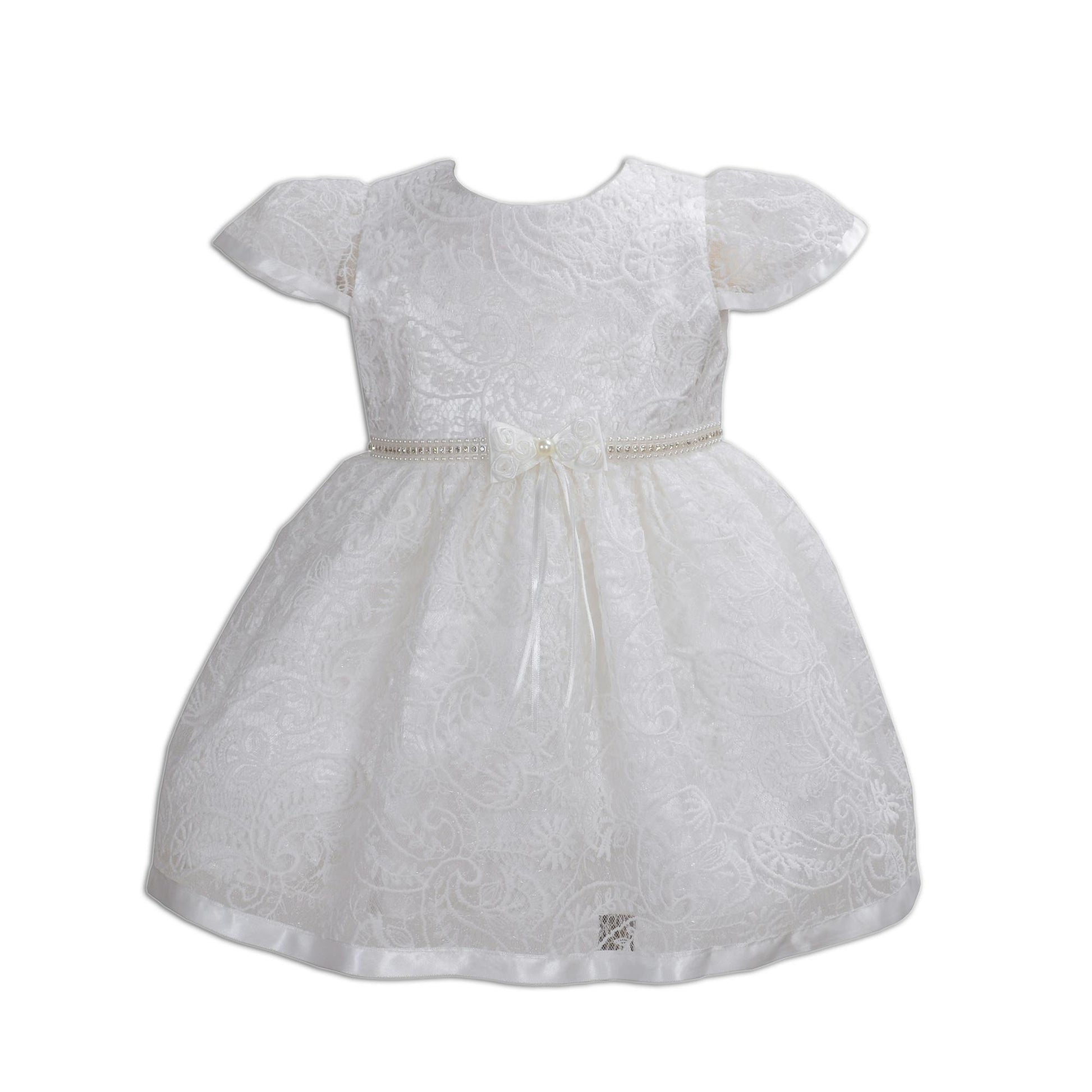 Lace Dress with Headband Set