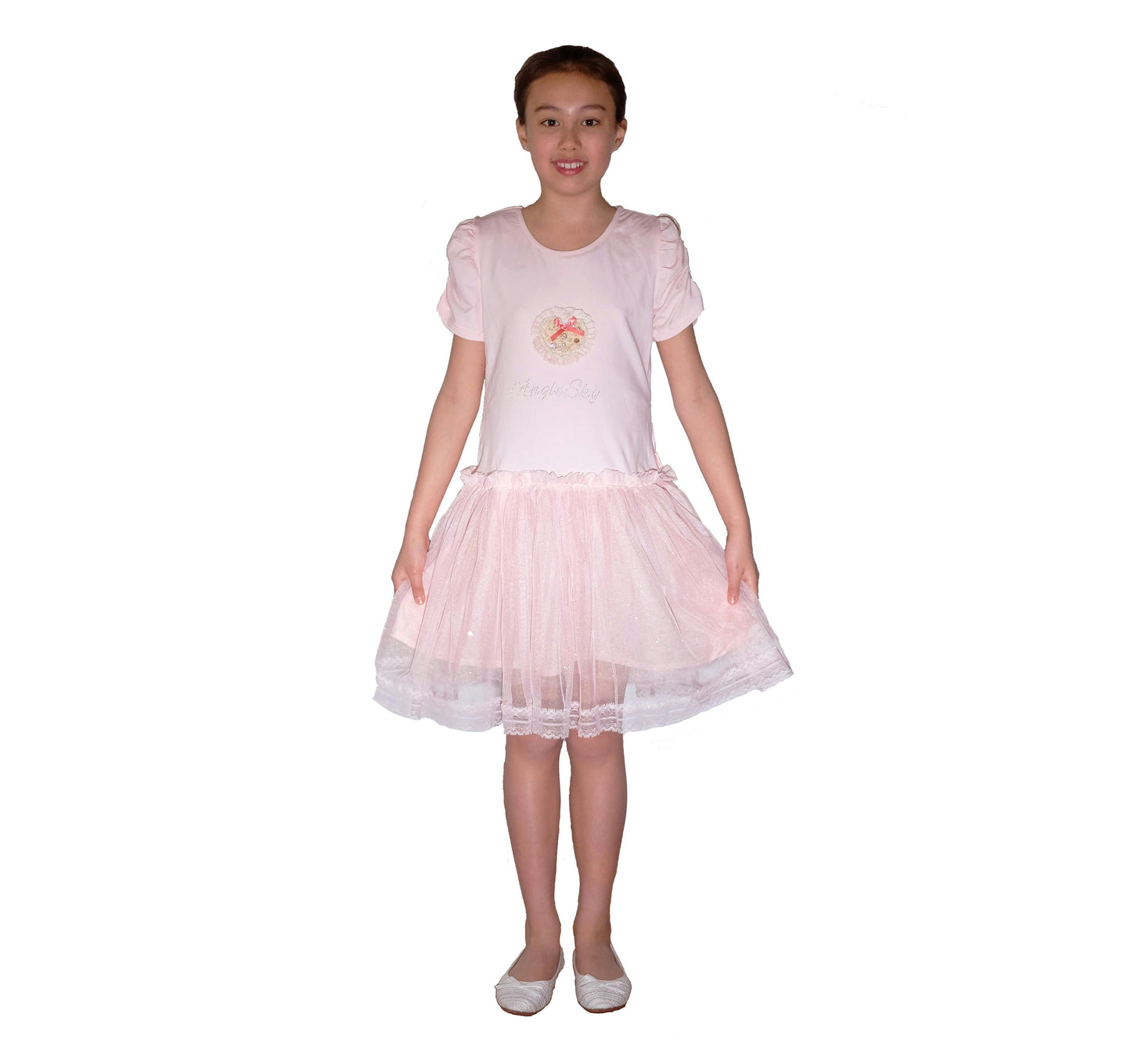 Girls dress - Light Pink
