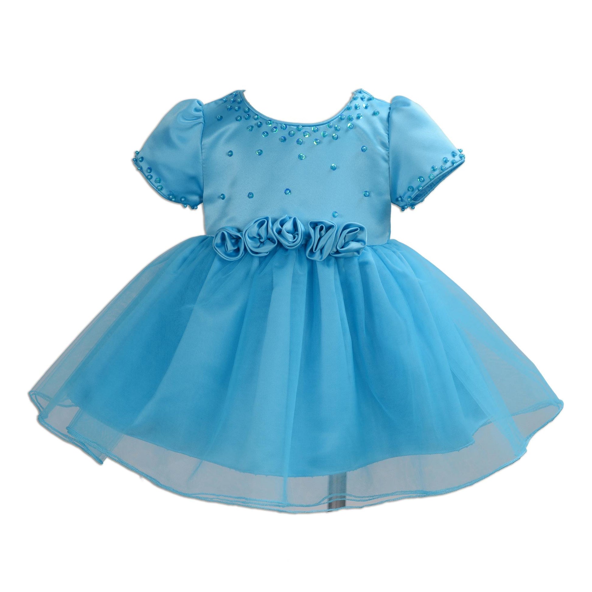 Sequin Party Dress - White
