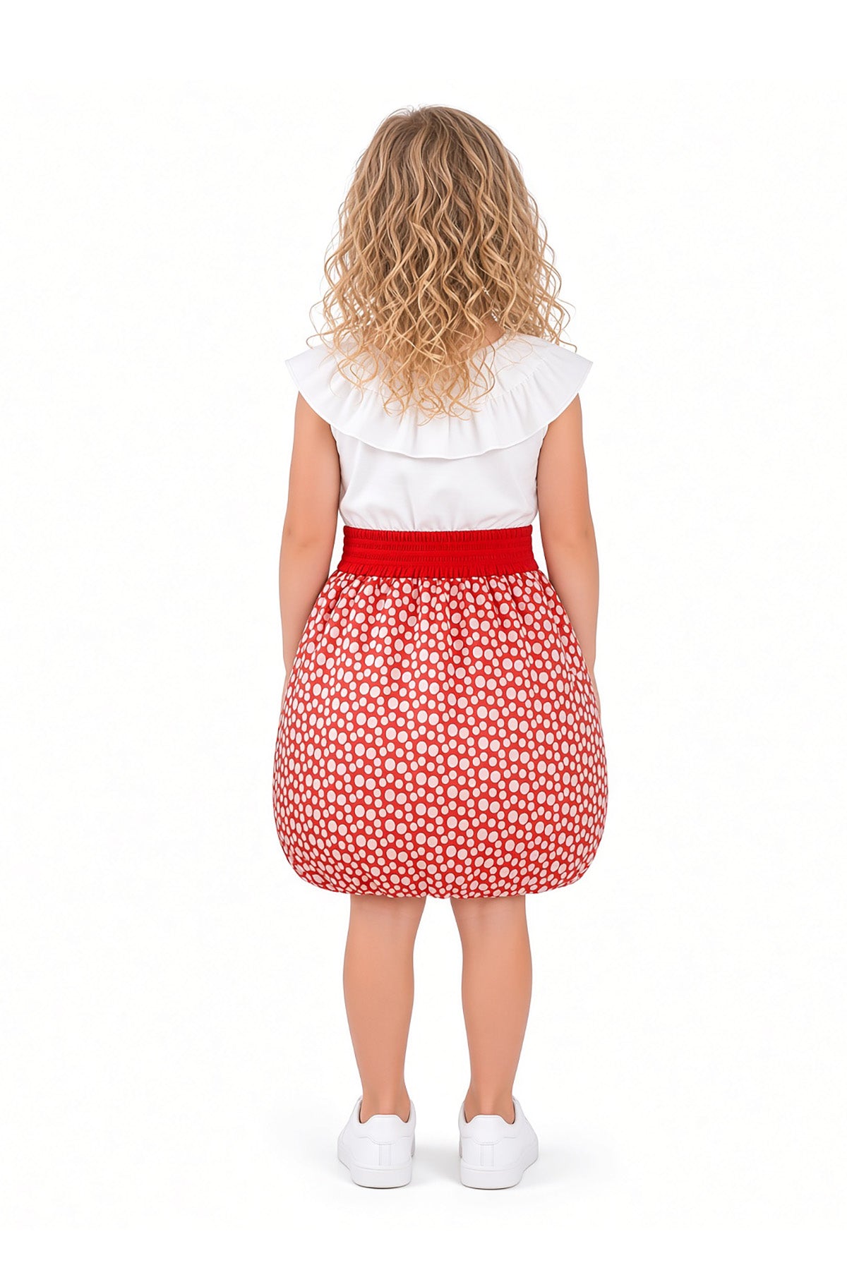 Polka-Dot Bubble Dress