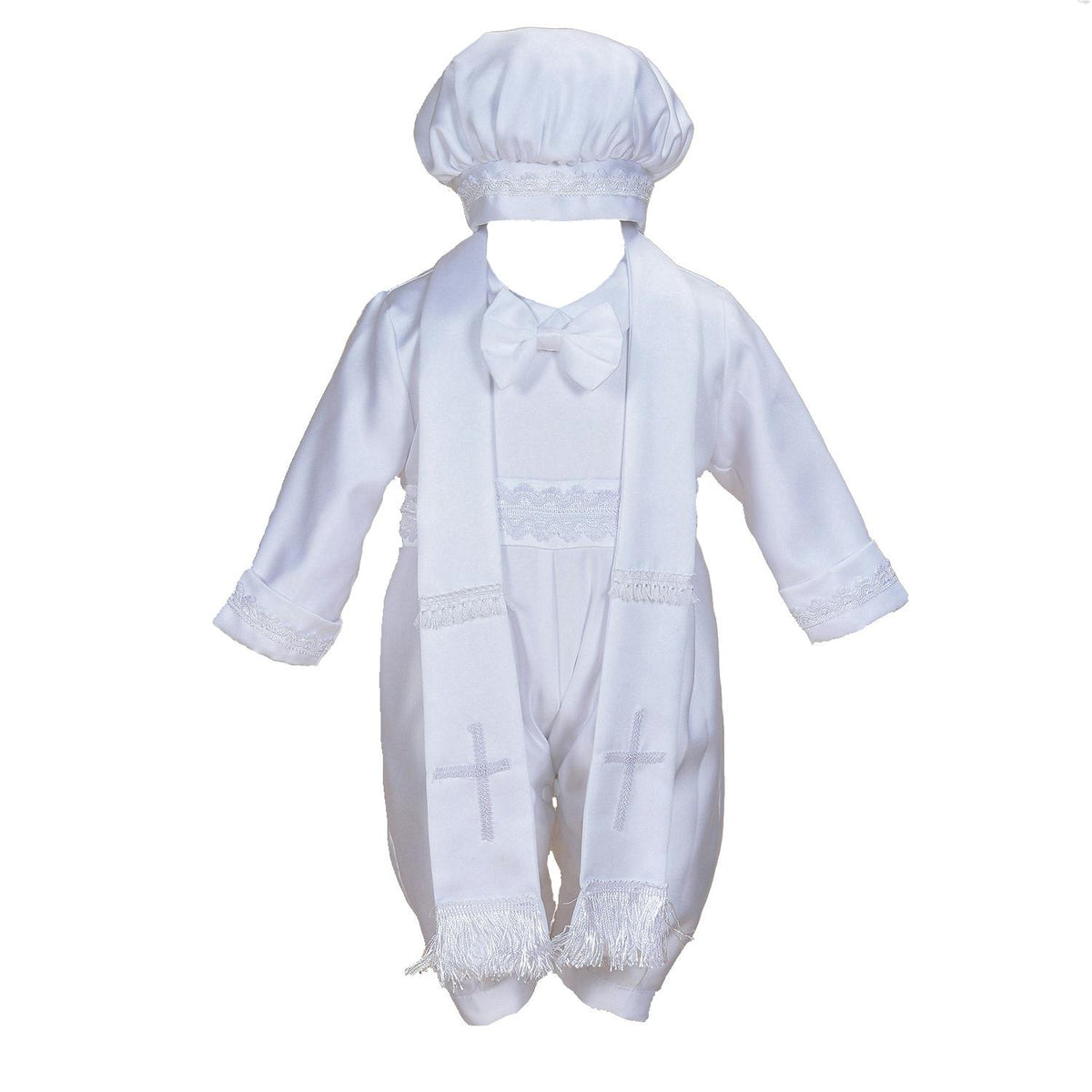 Christening Set with Hat and Scarf