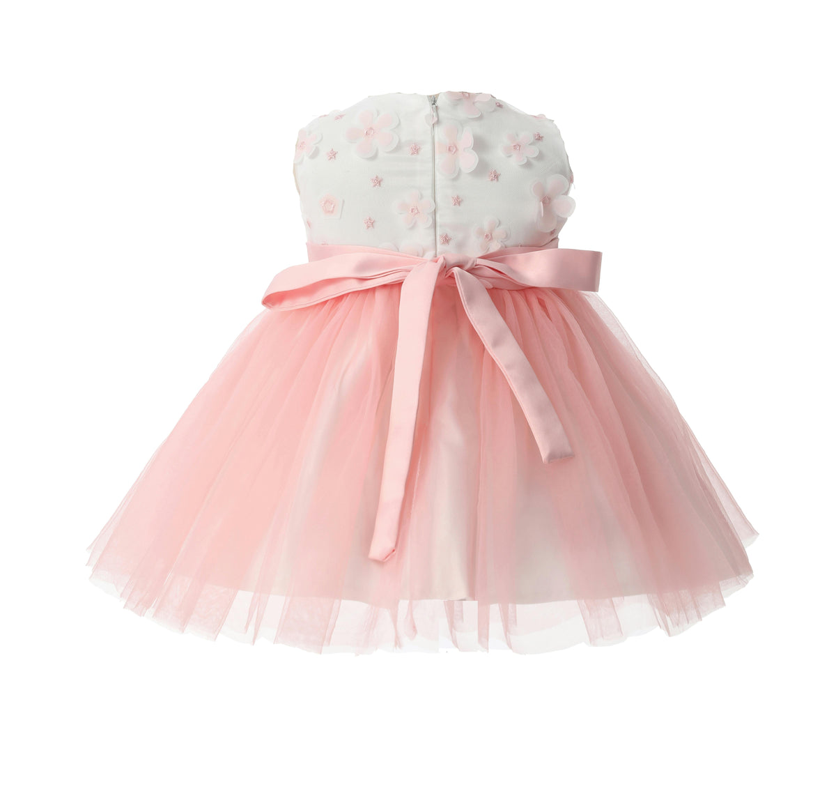 Embroidered Floral Party Dress