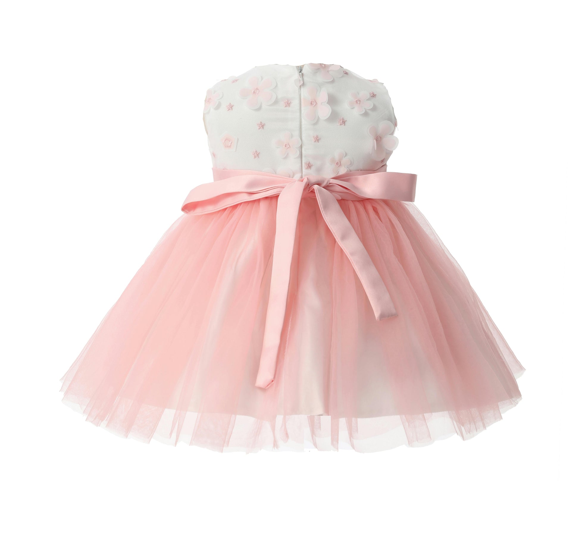 Embroidered Floral Party Dress