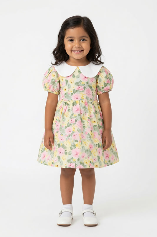 Rose Pattern Dress