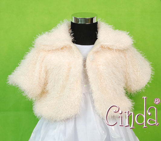 Faux Fur Bolero Coat