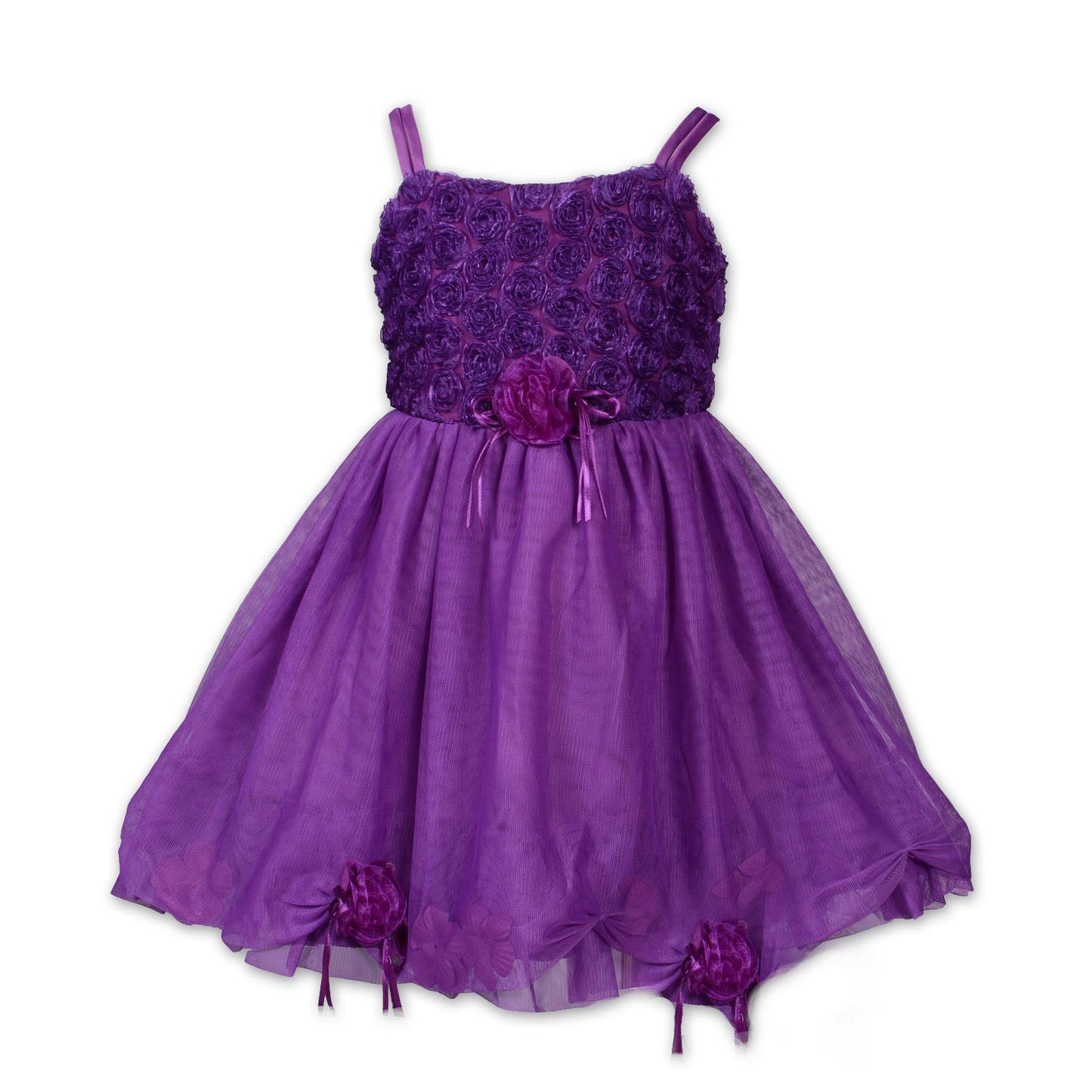 Floral Party Dress - Red