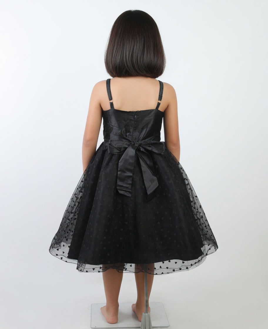 Heart Pattern Party Dress