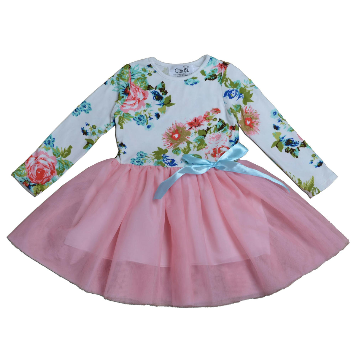 Floral Party Dress - Pink