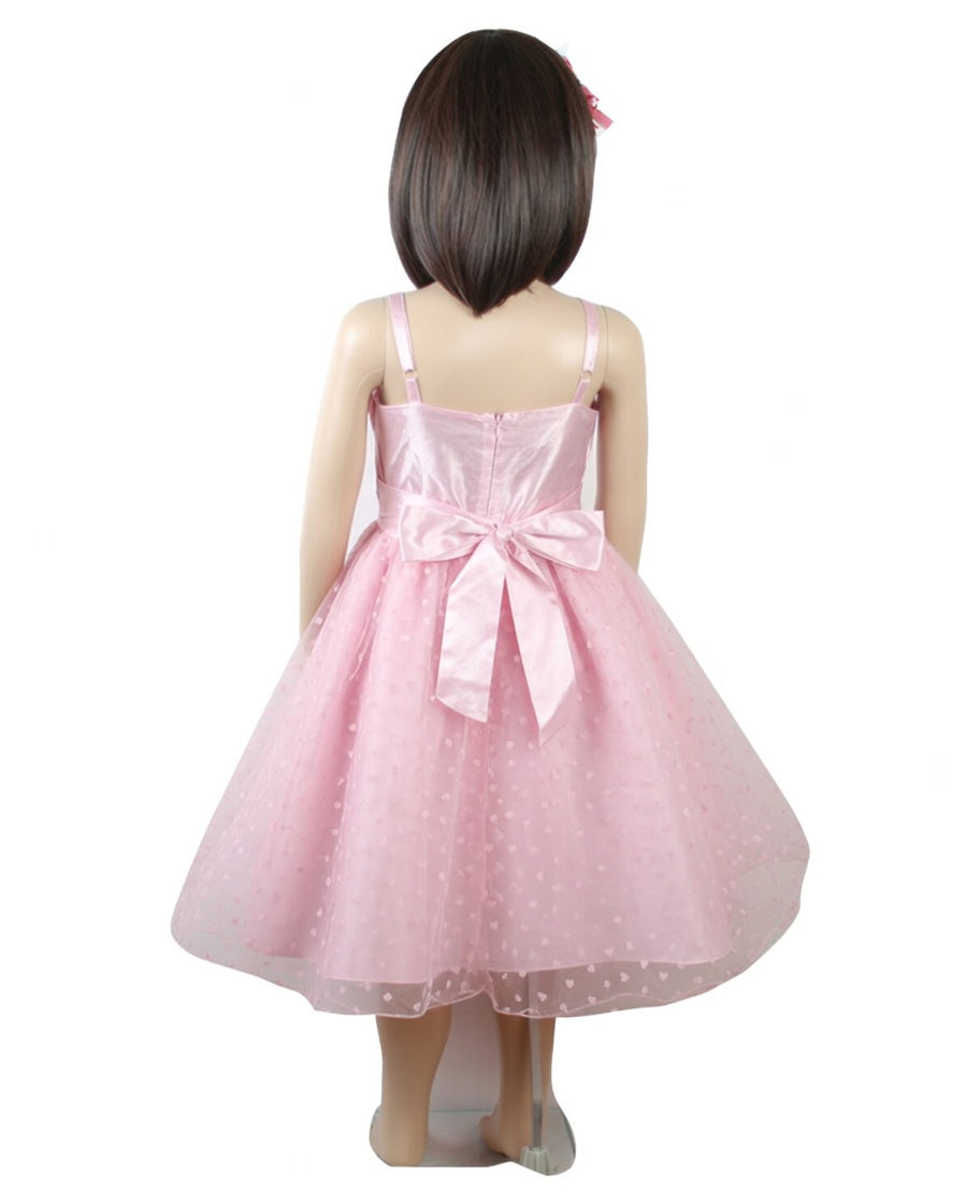 Heart Pattern Party Dress