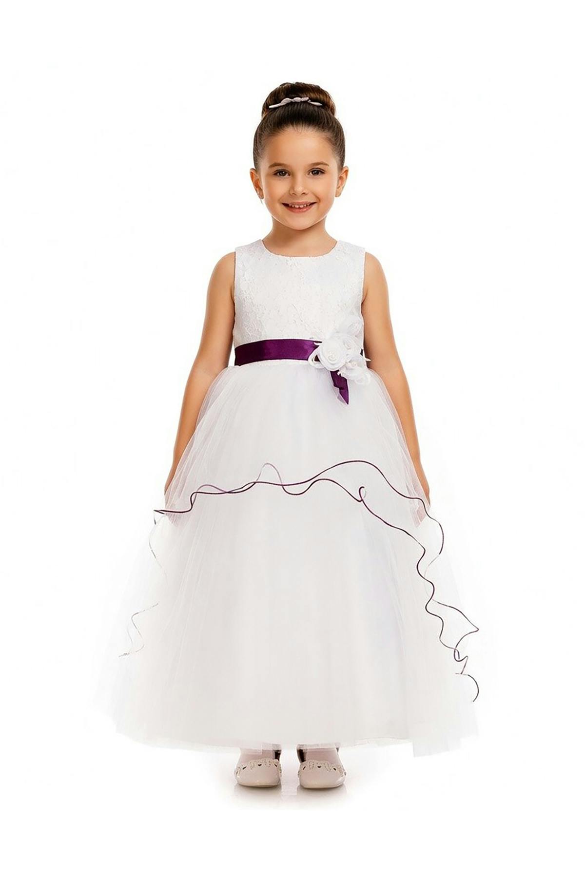 Flower Girl Bridesmaid Dress - Pink