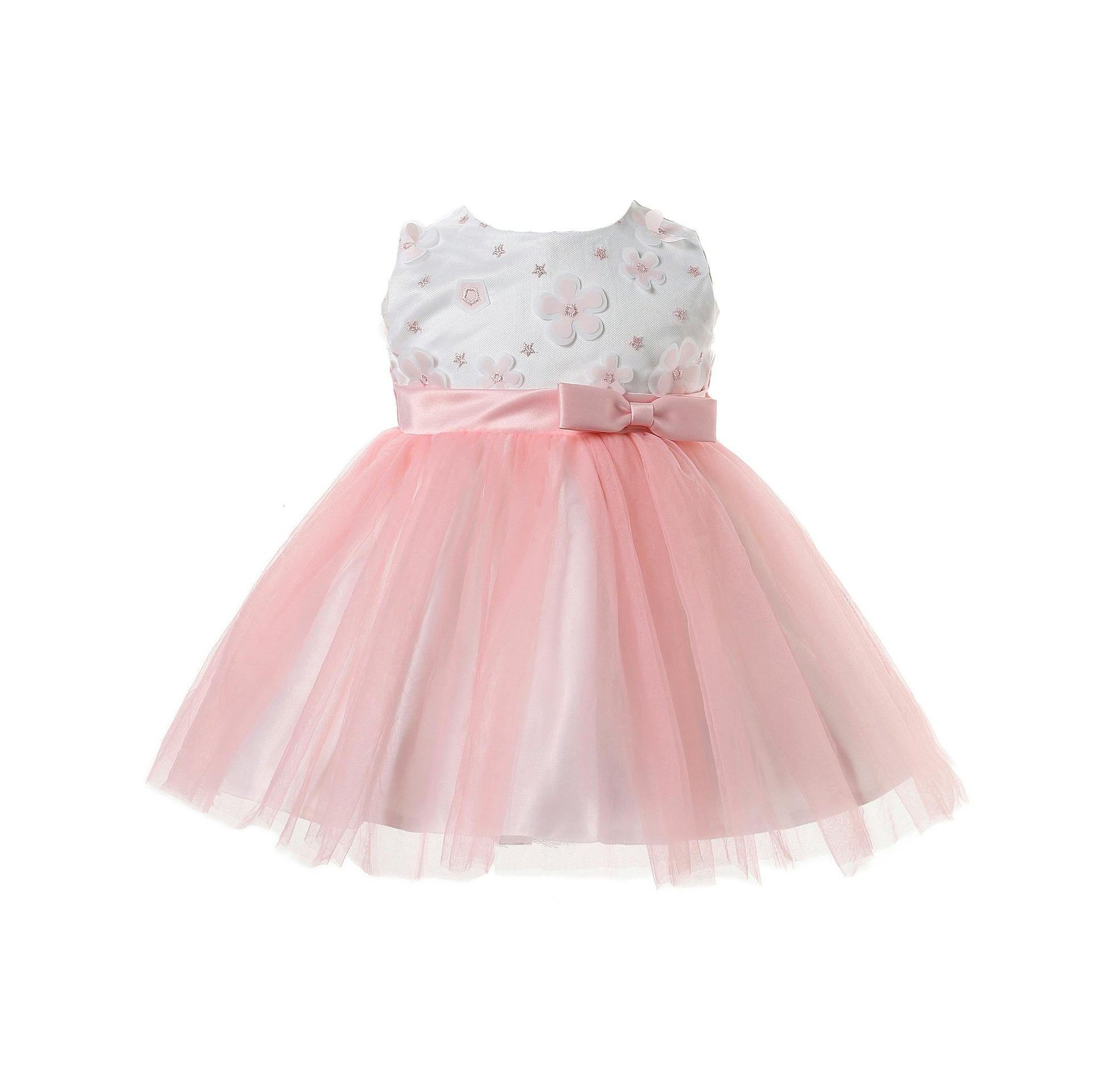Embroidered Floral Party Dress