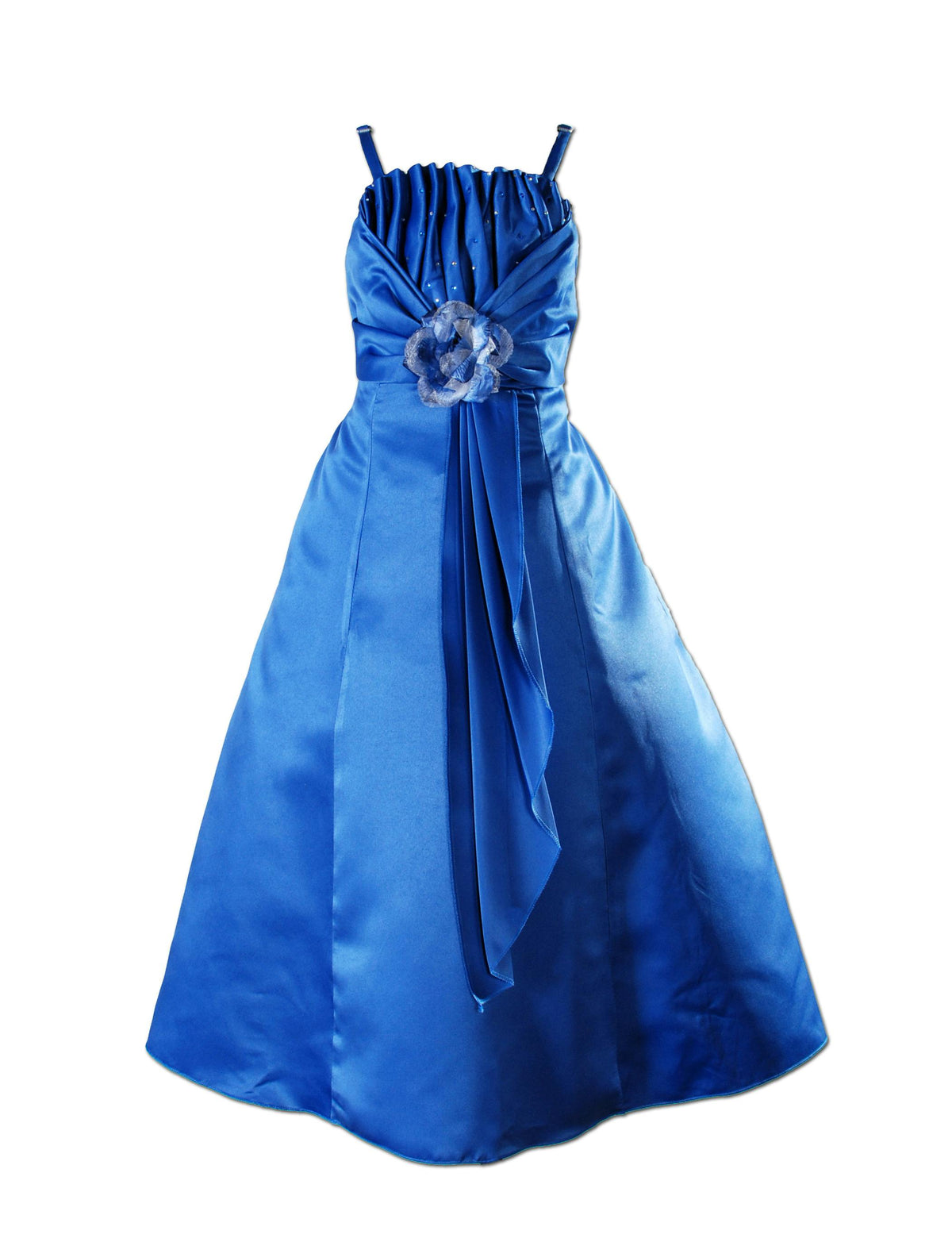 Satin Young Bridesmaid Dress