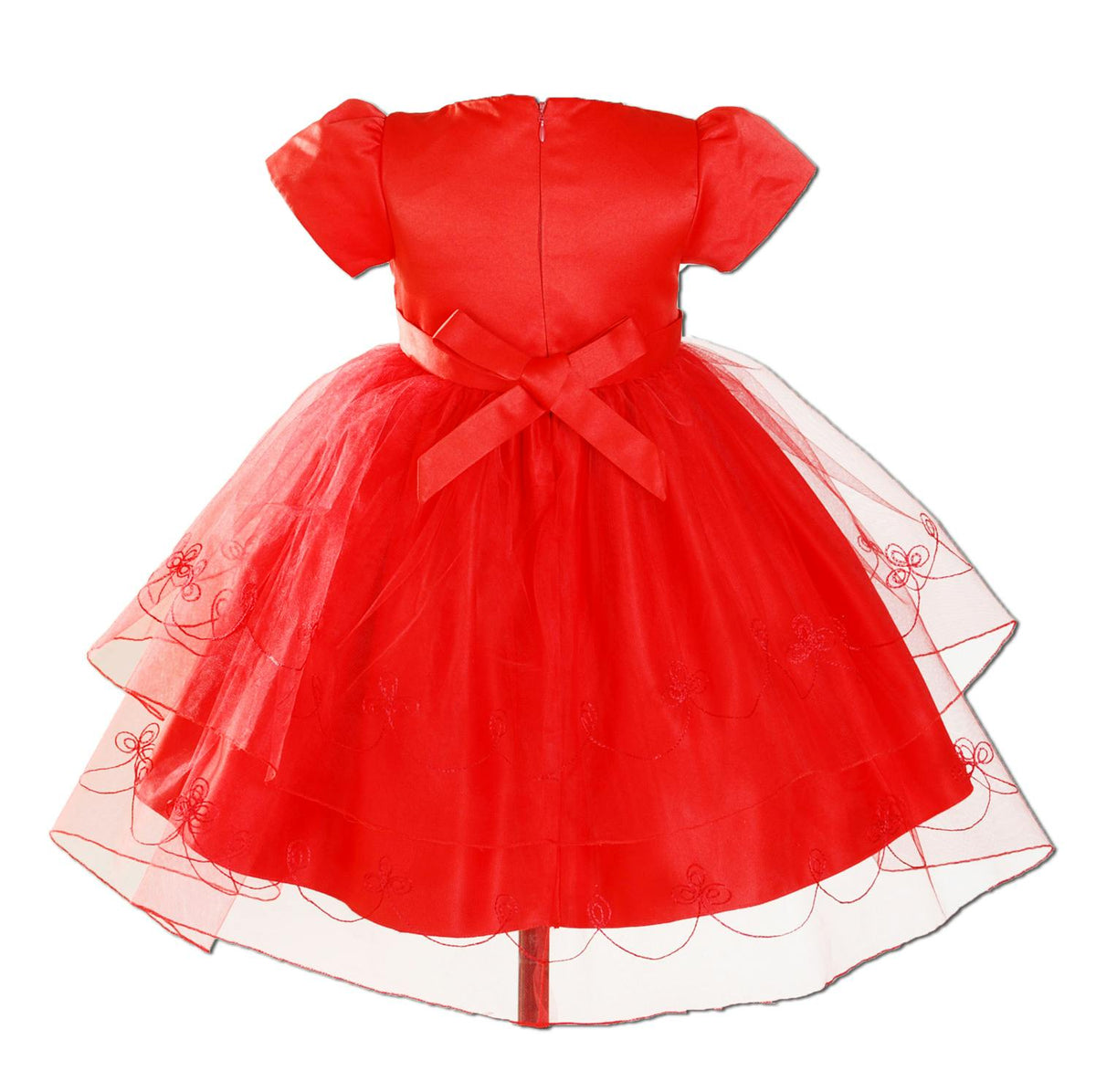 Floral Party Christening Dress