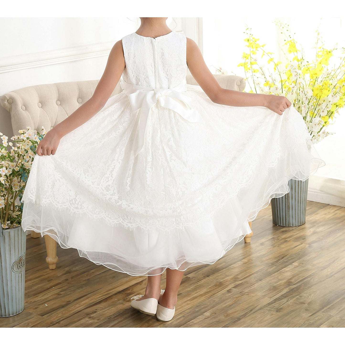 Lace Flower Girl Dress