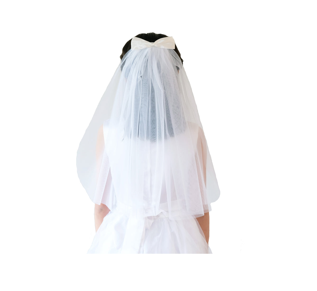Girls Holy Communion Veil Ivory