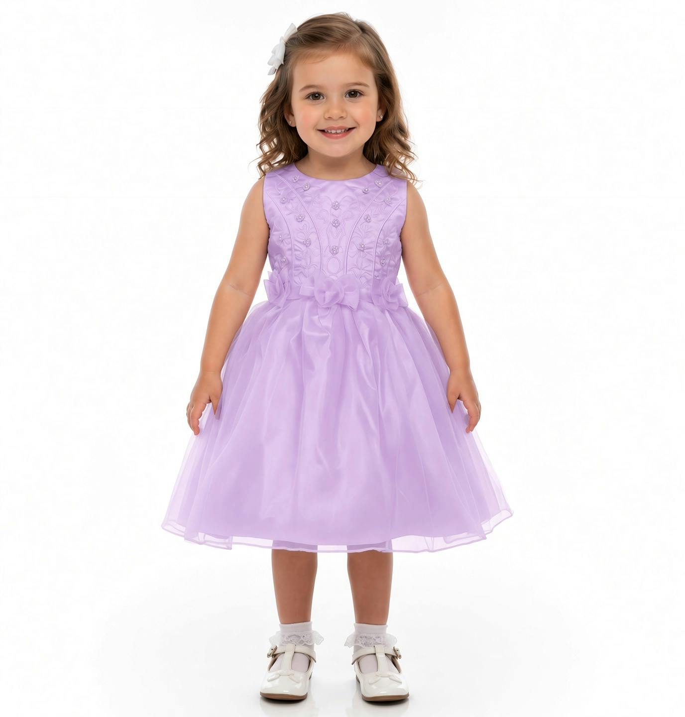 Flower Girl Party Dress - Lilac